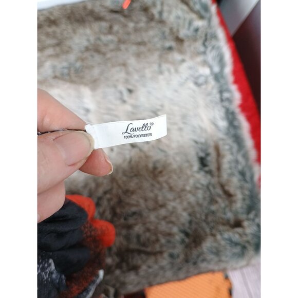 Animal Print Infinity Scarf With Leopard & Orange Pattern By Lavelle - Picture 5 of 5